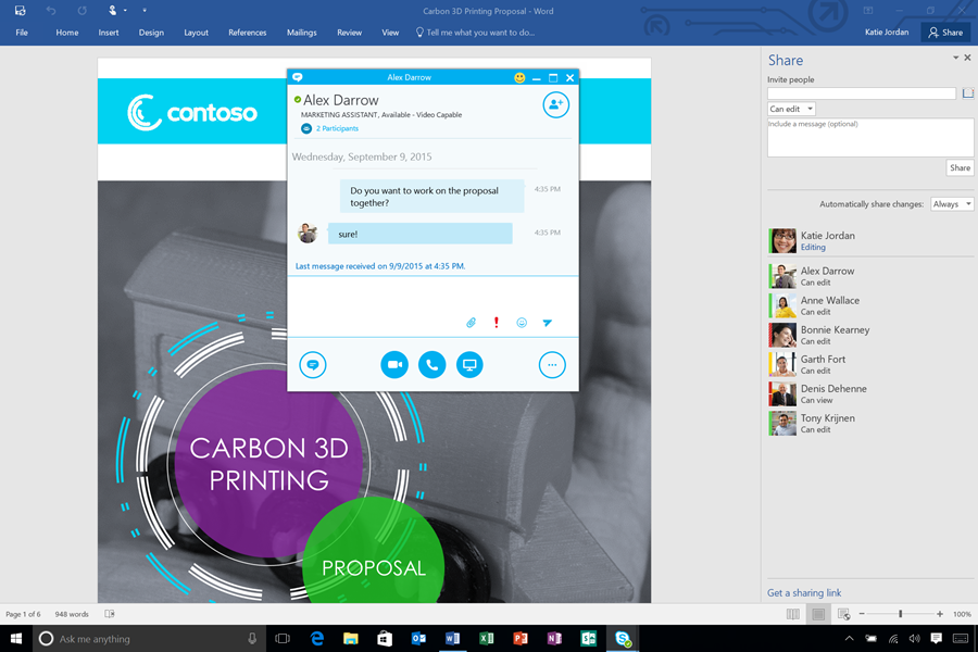 02. Office 2016 Skype for Business Integration - Chat