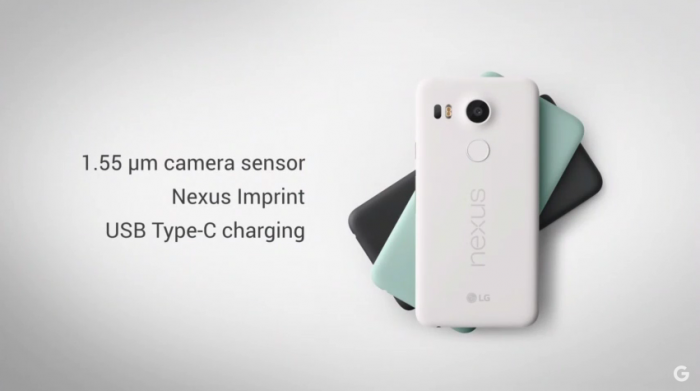 Nexus 5X colours.