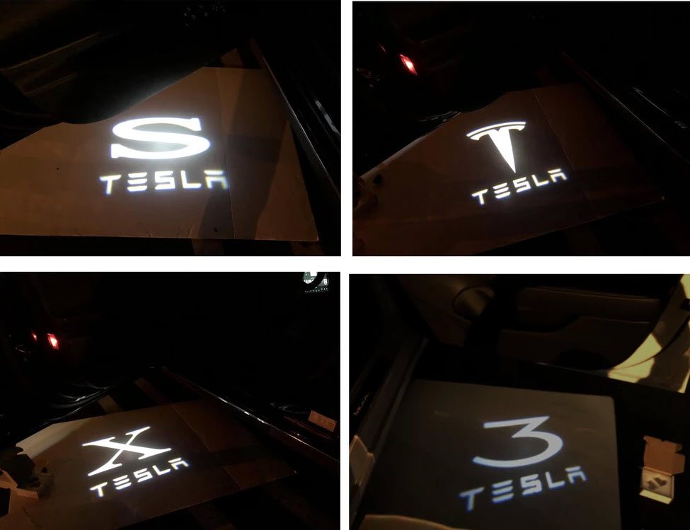 Tesla Door Lights Door Logo Light Project