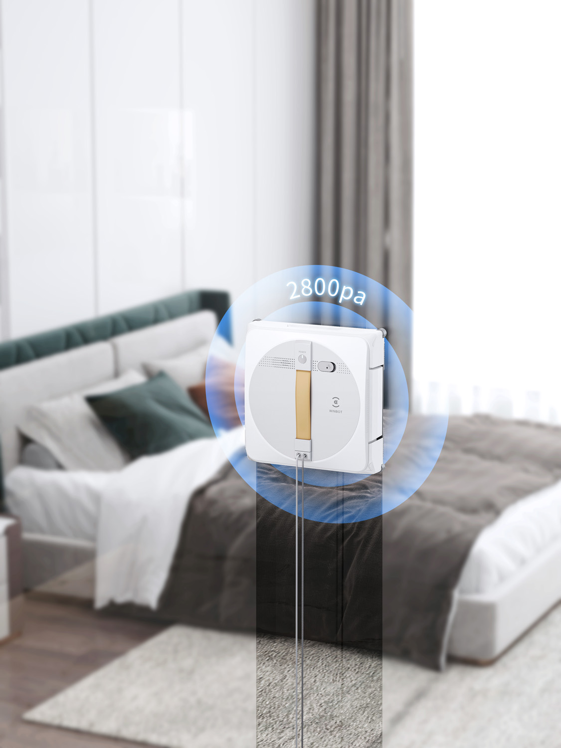 ECOVACS Chiffons De Nettoyage Pour Robot Lave-vitres WINBOT W2S / W2S Omni - Lot De 2, Accessoire Officiel - 8