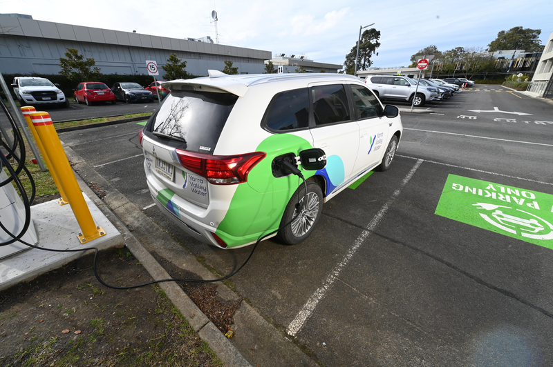 Yarra Valley Water to broaden solar parking lot to 22 EV battery chargers, approximately 46 in the future