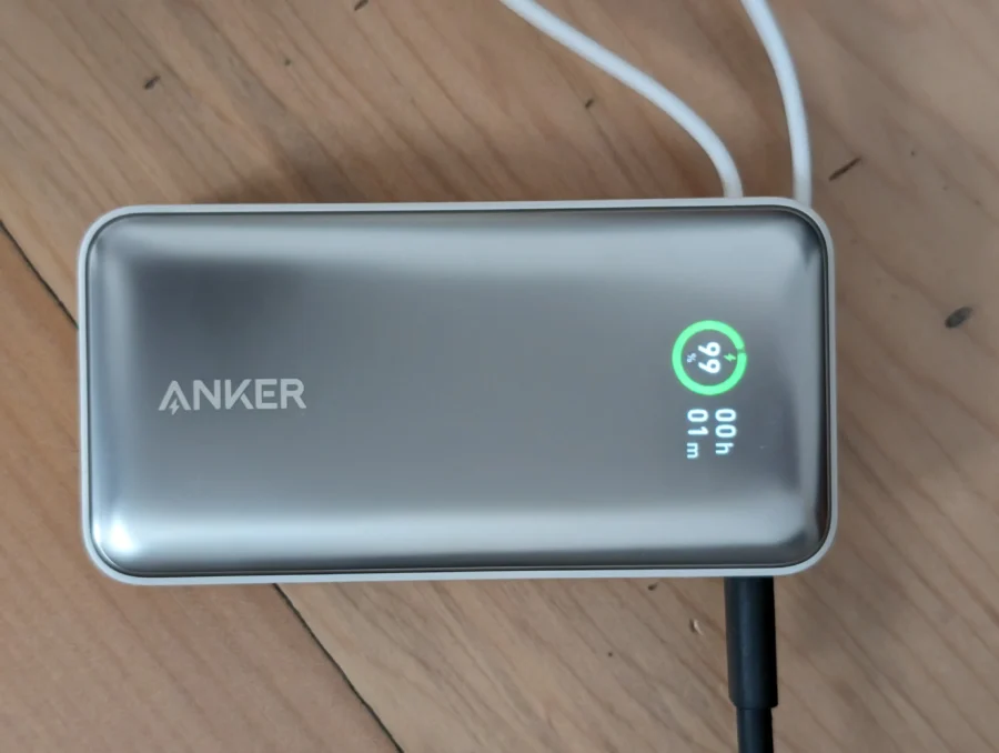 Anker Nano Power Bank, 10,000mAh Portable Charger with Built-in