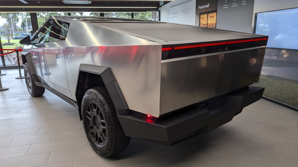 Tesla Cybertruck sadly won't make it past the showroom in Australia